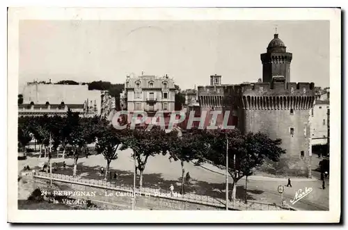 Cartes postales Perpignan le Castelet et Place de la Victoire