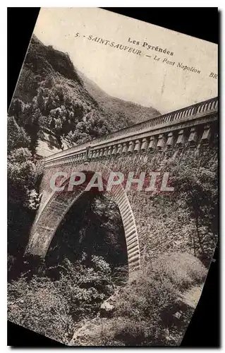 Ansichtskarte AK Les Pyrenees Saint Sauveur le Pont Napoleon