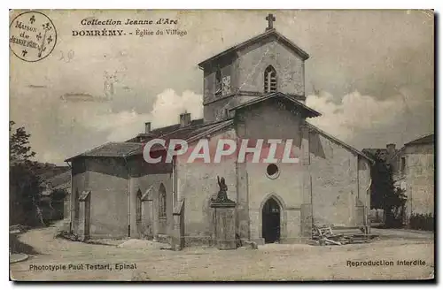 Cartes postales Collection Jeanne d'Arc Domremy Eglise du Village
