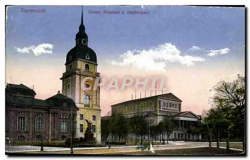 Cartes postales Darmstadi Neues Museum Hoftheater