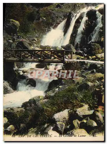 Cartes postales Env de Cauterets la cascade de Lutour