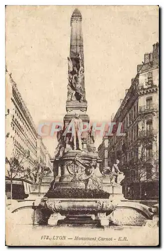 Cartes postales Lyon Monument Carnot