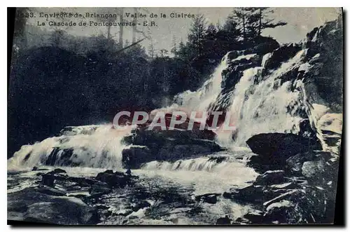 Cartes postales Environs de Briancon Vallee de la Clairee la Cascade de Fontcouverte