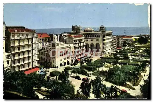 Cartes postales Alger Jardins Boulevard