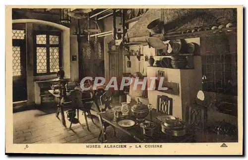 Cartes postales Musee Alsacien la Cuisine