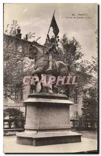 Cartes postales Nancy statue de Jeanne d'Arc