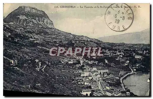 Cartes postales Grenoble la Tronche et le St Eynard vue de la Bastille