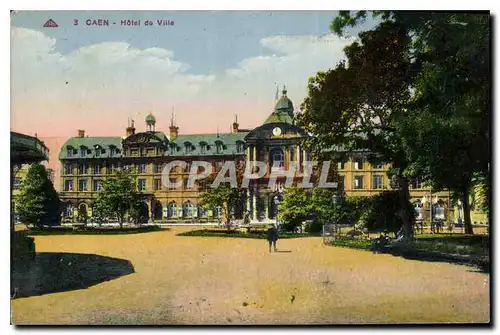 Cartes postales Caen Hotel de Ville