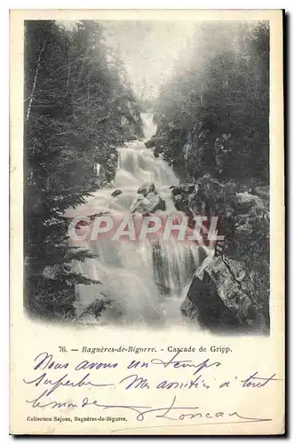 Cartes postales Bagneres de Bigorre Cascade de Gripp