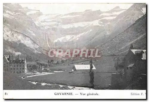 Cartes postales Gavarnie vue generale