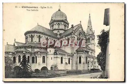 Cartes postales Chateauroux Eglise N D vue laterale