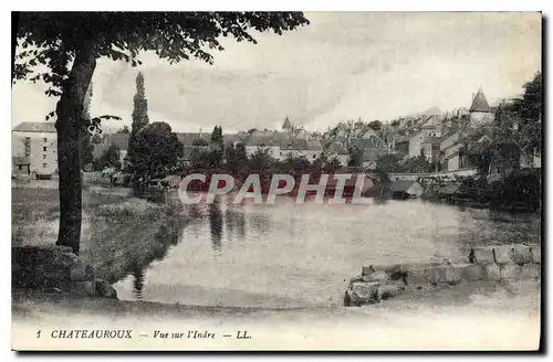 Cartes postales Chateauroux vue sur l'Indre