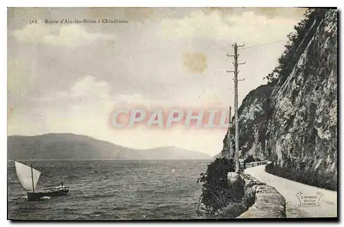Cartes postales Route d'Aix les Bains a Chindrieux