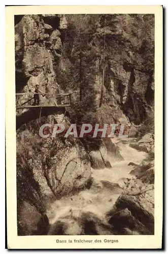 Ansichtskarte AK Gorges de la Diosaz une merveille de la Nature Servoz pres Chamonix