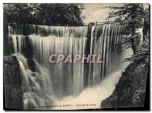 Cartes postales Environs d'Aix les Bains Cascade de Gresy