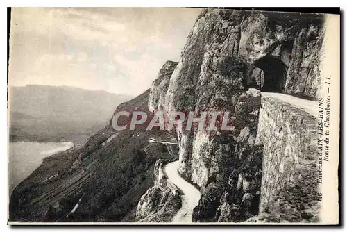 Cartes postales Environs d'Aix les Bains route de la Chambotte