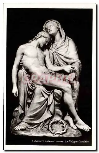 Cartes postales Abbaye d'Hautecombe la Pieta par Cacciateri