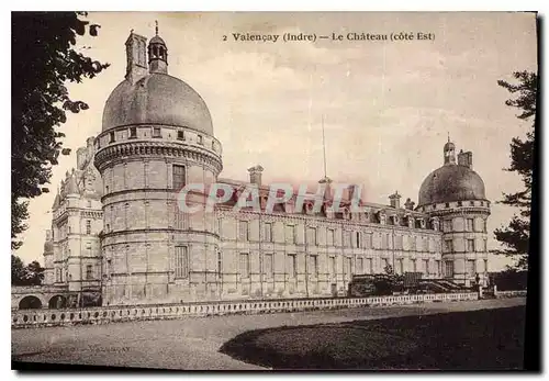 Cartes postales Valencay Indre le Chateau Cote Est
