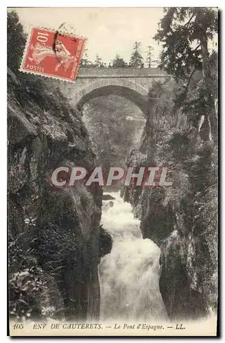 Cartes postales Env de Cauterets le Pont d'Espagne