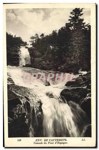 Ansichtskarte AK Env de Cauterets Cascade du Pont d'Espagne