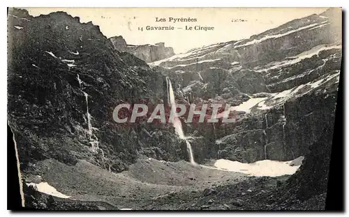 Cartes postales Les Pyrenees Gavarnie Le Cirque