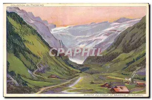 Cartes postales Aurore au Cirque de Gavarnie Pyrenees