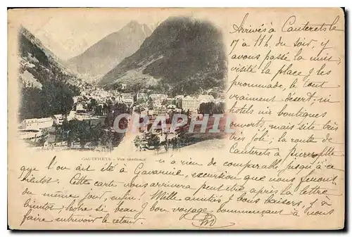 Cartes postales Cauterets Vue generale