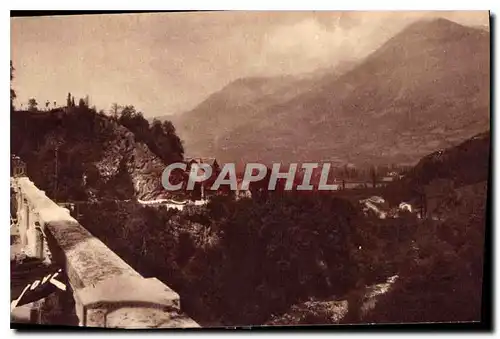 Ansichtskarte AK Luz St Sauveur H P La vallee vers Lourdes vue de la terrasse Pintat
