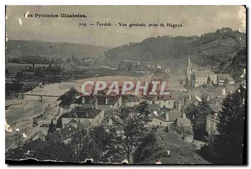 Cartes postales Les Pyrenees Illustree Tardets Vue generale prise de Heguya