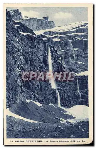 Ansichtskarte AK Cirque de Gavarnie La Grande Cascade