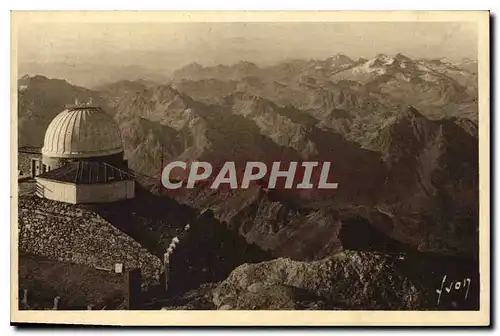 Ansichtskarte AK La Douce France Les Pyrenees Pic du Midi de Bigorre l'Observatoire et le Mont Perdu