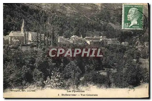 Cartes postales Les Pyrenees St Sauveur Vue generale