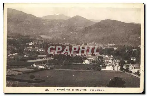 Cartes postales Bagneres de Bigorre Vue generale