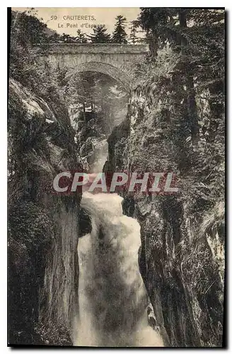 Cartes postales Cauterets Le Pont d'Espagne