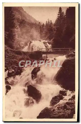 Ansichtskarte AK Cauterets Cascade du Lutour