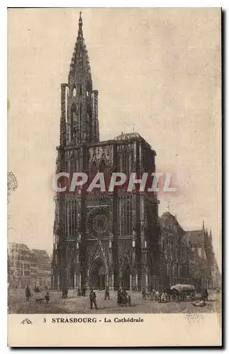 Cartes postales Strasbourg La Cathedrale