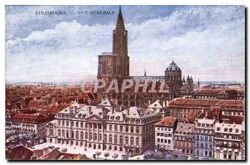 Cartes postales Strasbourg Vue generale