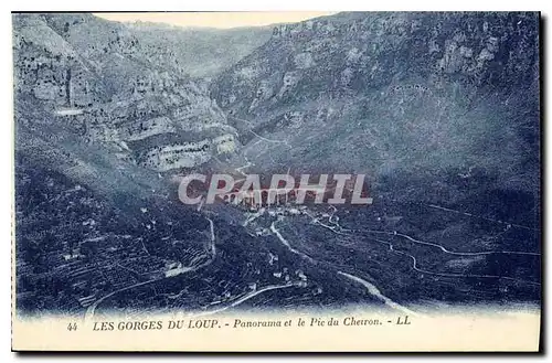 Ansichtskarte AK Les Gorges du Loup Panorama et le Pic du Cheiron