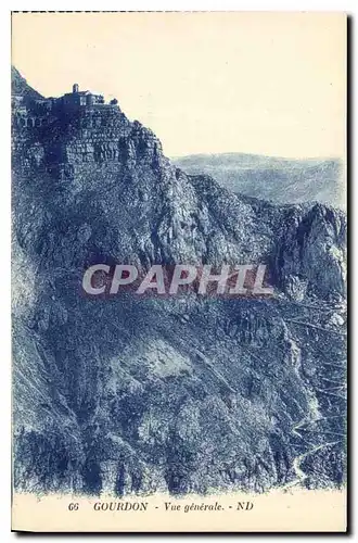 Cartes postales Gourdon Vue generale