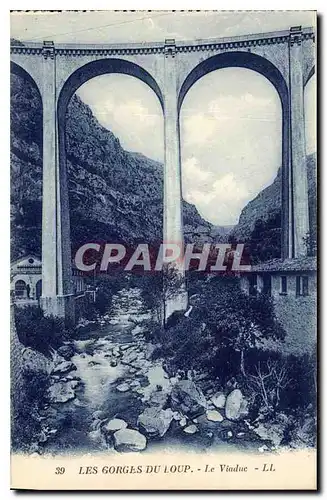 Cartes postales Les Gorges du Loup Le Viaduc