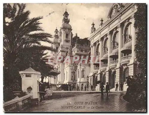 Cartes postales Core d'Azur Monte Carlo Le Casino