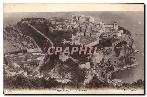 Cartes postales Monte Carlo Le Rocher