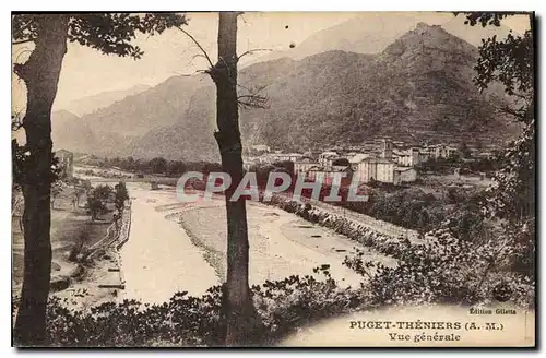 Cartes postales Puget Theniers A M Vue generale