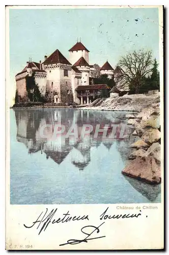 Cartes postales Chateau de Chillon