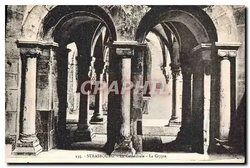 Cartes postales Strasbourg La Cathedrale La Crypte