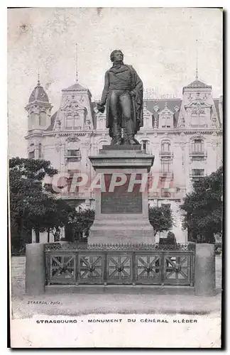 Ansichtskarte AK Strasbourg Monument du General Kleber