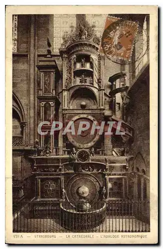 Cartes postales Strasbourg La Catehdrale L'Horloge astronomique
