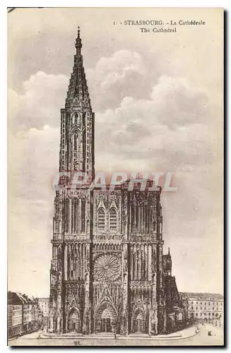Cartes postales Strasbourg La Catehdrale