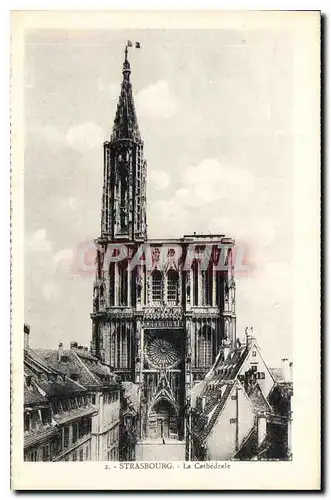 Cartes postales Strasbourg La Cathedrale