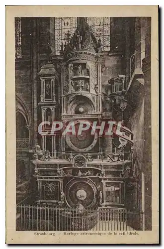 Cartes postales Strasbourg Horloge astronomique de la cathedrale